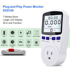 Smart Display Digital Meter Power Save Monitor Wattmeter Voltage Wat Kwh Ammeter