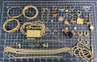 Antique Vintage Lot Of Gold Filled Plated Jewelry Costume Jewelry 392 Grams