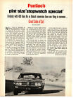 1968 PONTIAC FIREBIRD RAM-AIR 400 OR ROYAL BOBCAT PACKAGE ~ 5-PAGE  ARTICLE / AD