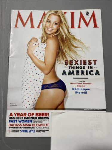 Maxim Magazine March 2012 Men’s Interest-Dominique Storelli Xxx Xxx Xxx Xxx Xxxx