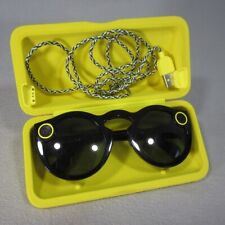 Snapchat Spectacles Version 1 Glasses Sunglasses Onyx with Case & Cable