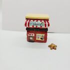 Porcelain Hinged Trinket Box Sweet Shoppe With Gingerbread Man Cookie