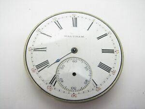 American Waltham Royal Partial Pocket Watch 12s Movement & Dial Model 1894