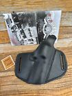 Tex Shoemaker Black Plain Leather Holster For S&W K Ruger Speed Security Six 3