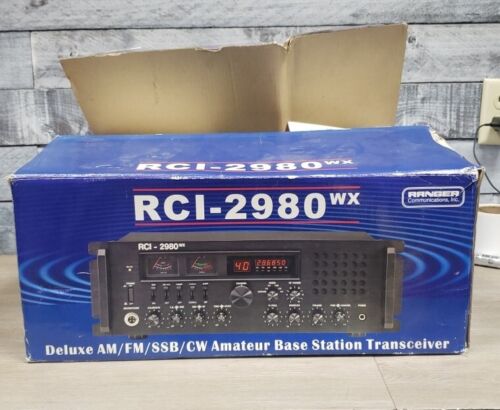 NIB - Open Box - RANGER RCI 2980WX Base Station CB Radio-  WORKS  O4