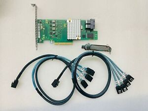 OEM 9300-8I 12Gbps HBA IT Mode ZFS FreeNAS unRAID+2*SFF-8643 SATA Cable US
