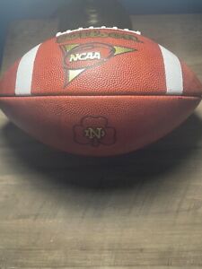 2005 University of Notre Dame GAME USED Wilson 1001 football  (Weis first year)