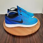 Nike Free RN Womens Size 9.5 Shoes Blue Black Athletic Running Sneakers