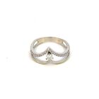 14K White Gold apx 7/20 ctw Diamond Fashion Ring 2.75g (SB1100724)