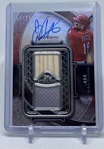 New Listing2022 Topps Sterling Joey Votto Auto Dual Relic Patch /25 Reds SSP Autograph