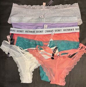 Victoria’s Secret Mixed Lot Of 7-Pairs Thongs/String & Very Sexy Cheeky Panties