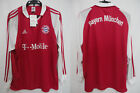 2003-2004 Bayern München Munchen FCB Jersey Shirt Trikot Home Adidas L/S L BNWT