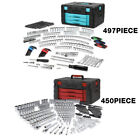 497-Piece/450-Piece Mechanics Tool Set Professional Tool Kit Automotive Tool Kit