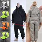 1/12 Scale Fashion Hoodies Sport Pants Short Sleeves t Shirt for 6'' Figure Doll