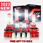 For 2006 2007 2008 2009 Toyota 4Runner LED Headlights High/Low +Fog Lights Bulbs (For: 2006 Toyota 4Runner)