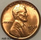 1938 S Lincoln Wheat Cent Bronze Penny Gem Bu Uncirculated