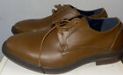Joseph Abboud Plain Toe Oxfords Leather Light Brown Dress Shoes Men’s Size 9.5