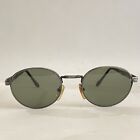 Vintage Persol Scent Sunglasses Metal Frame Glass Lenses