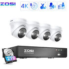ZOSI 4K 8CH PoE Security 8MP IP Camera CCTV System 2TB Outdoor AI Smart Alarm