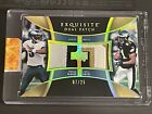 2005 Panini Exquisite Donovan McNabb/ Terrell Owens  GAME USED Dual Patch /25