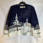 Design Options L XL Winter Church Christmas Sweater Cardigan Top