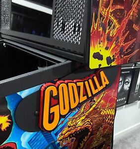 Godzilla PINBALL Mod BACK BOX HING MOD 3D LOGO -For PRO or PREMIUM