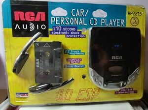 RCA Audio RP2215 Car/Personal CD Player *New-Sealed- In Package*