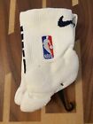 Nike NBA Authentics Socks Power Grip L White Player Team Issued Elite Ankle