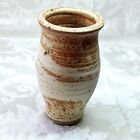 Art Pottery Earthtone Hand-Thrown Vase Signed Wagner Village Pottery 7