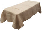 Tablecloth Burlap Natural Rectangular 60x144 Inch By Broward Linens