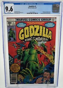Godzilla #1 CGC 9.6 (1977) Nick fury & Jimmy Woo App Herb Trimpe Cover Marvel