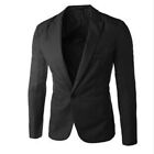 Small size Men One Button Blazer Slim Fit Formal Business Suit Jacket Tops Coat