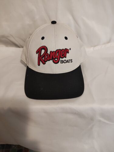 Ranger Boats White Black Baseball Fishing Boat Hat