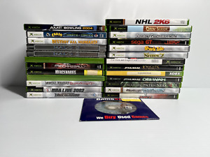 Xbox Original Video Game WHOLESALE Lot of 27 Games