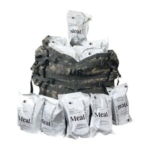 Used ACU Ruck & Cold Weather Military MRE Case - 12 Meals - 2024