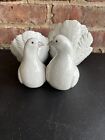 Lladro Pair of Doves Kissing Lovebirds Porcelain Figurine 1169 Pink Eyes Vintage