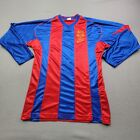 FCB Barcelona Nike Long Sleeve Soccer Jersey Mens Large #10 Altered