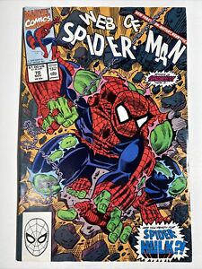 WEB OF SPIDER-MAN #70 (Marvel 1990) 1st Appearance of SPIDER-HULK Nice Copy