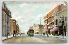 New Listingc1909~Windsor Ontario~Ouellette Ave~Detroit River~Canada Antique Postcard