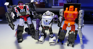 Transformers Go-Bots Lot: Velocitron 500 Crasher, Bug-Bite, Road Ranger