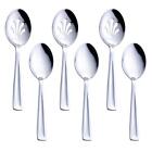 New ListingStainless Steel Serving Spoon Set, Include 3 Large Serving Spoon and 3 Slotte...
