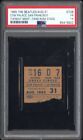 1965 THE BEATLES COW PALACE SF CONCERT TICKET STUB NEAR RIOT/FANS RUSH STAGE PSA