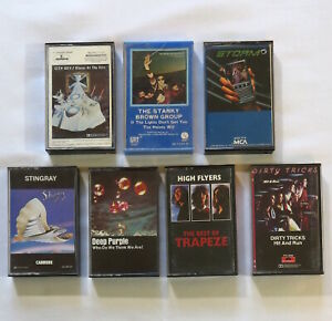 New ListingCassette Tape Lot Of Mostly Obscure 70's Rock Music Trapeze Deep Purple Storm