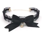 Lolita velvet Choker Bow Bell Rivet Vintage mesh Ruffle Lady Cute Necklace black