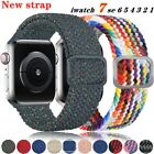 Nylon Woven Strap for Apple Watch Band iwatch Series 8 7 Se 6 5 4 3 2 Watchband