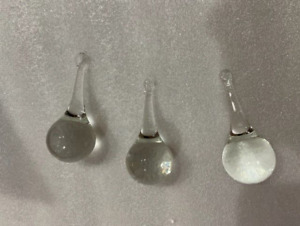 3 New Teardrop Crystal Glass Light Chandelier hanging Pendants prisms