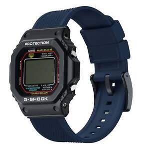 Navy Blue Elite Silicone Casio® G-Shock Watch Band Watch Band
