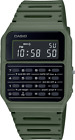 Casio CA53WF-3B, 8-Digit Calculator Green Watch, Resin Strap, Alarm, Chronograph