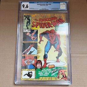 9.6 CGC Amazing Spider-Man #259 Marvel Comics 1984 Ron Frenz Mary Jane Origin