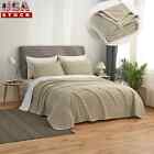 Full/Queen King Size Chunky Knit Bed Blanket Warm Blanket Throw Bedroom Couch